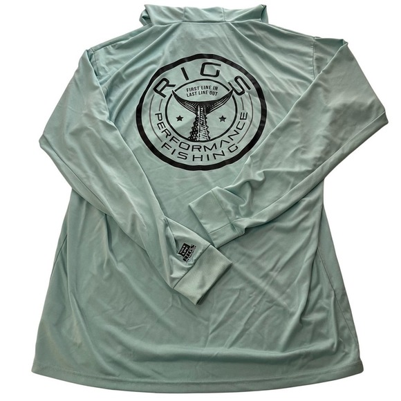 Rigs Other - *Sold* Rigs Men’s Performance Fishing Lightweight Hooded SPF 50 Shirt